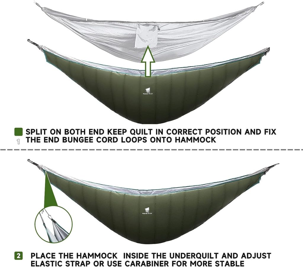 GEERTOP Ultralight Hammock Underquilt Review Adventures In The Great Open Outdoors