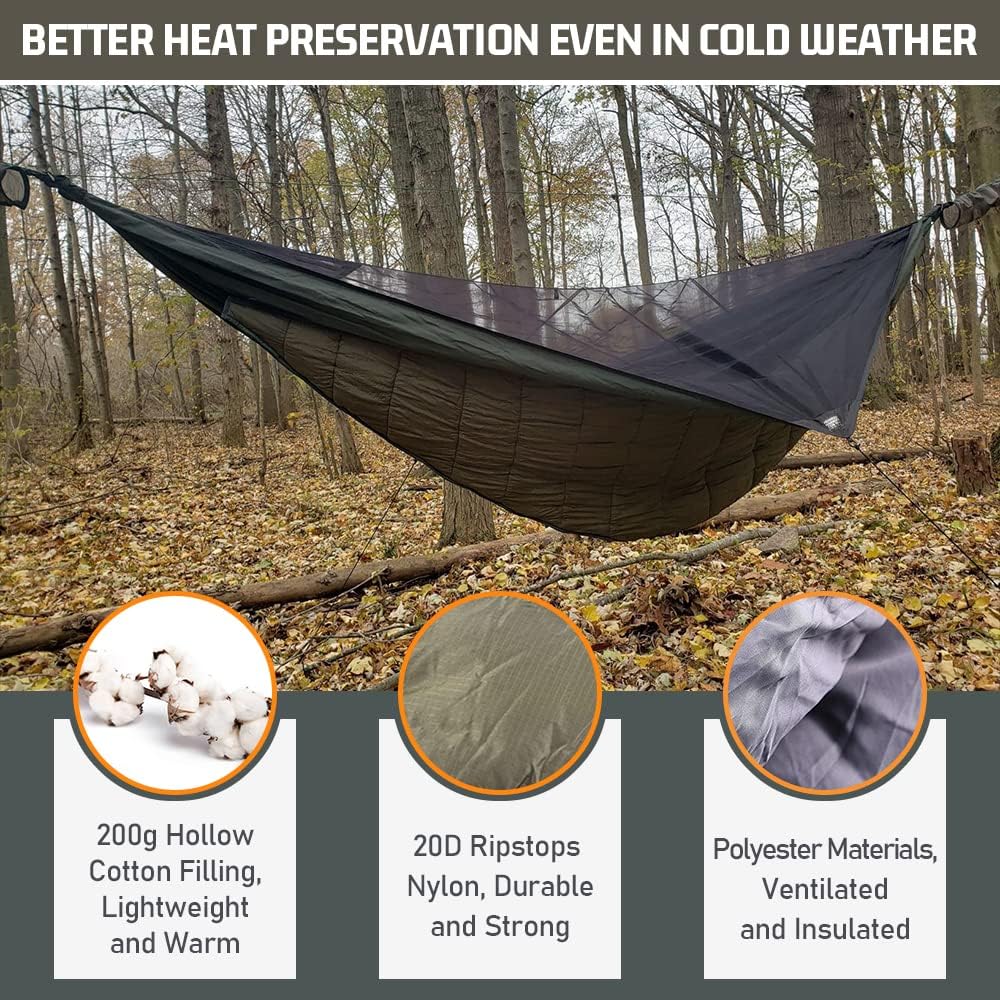 HIKERBRO Ultralight Hammock Underquilt Review Adventures In The Great