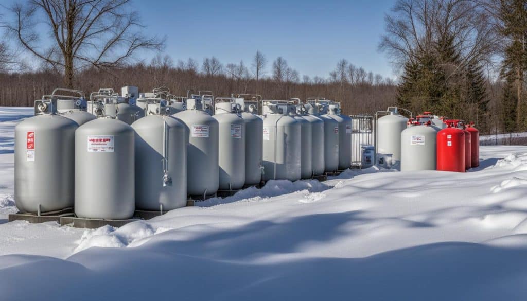 Storing Propane Tanks in Winter Storing Propane Tanks in Winter